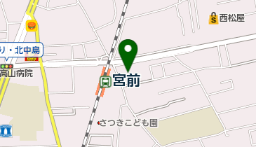 宮前東天紅の地図画像