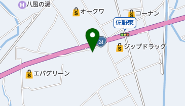 二軒目飯店の地図画像