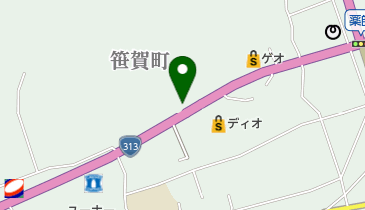 紅蘭  中華料理の地図画像