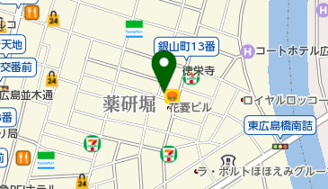 点心飯店の地図画像