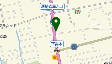 阿羅漢 高木瀬店の地図画像