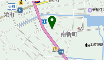 龍華園 南新町店の地図画像