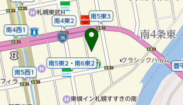 中国東北飯店の地図画像