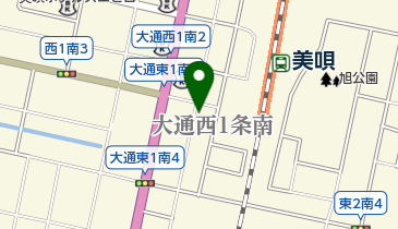 奉天楼美唄支店中国料理の地図画像