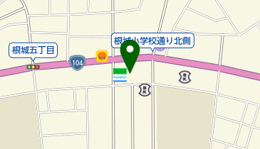 上海楼 根城店の地図画像