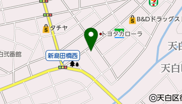 中華料理 天竺の地図画像