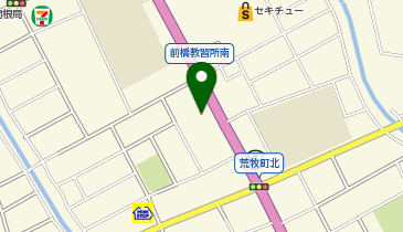 板門亭 荒牧店の地図画像