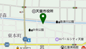 天麩羅 つゆ木の地図画像