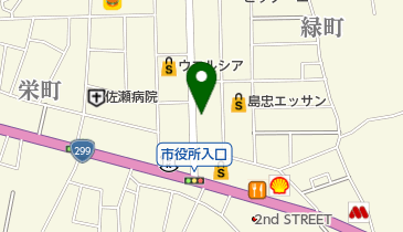 天松 緑町店の地図画像