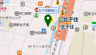 天七 本店の地図画像