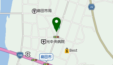 串天自在流てんぺろの地図画像