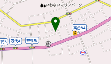 百席の地図画像