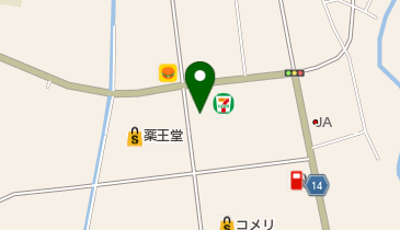 とんかつ花綵の地図画像