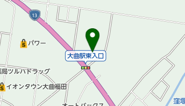 かつ亭の地図画像
