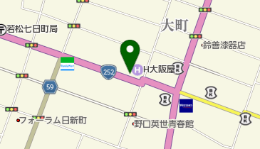 とんかつ大将の地図画像