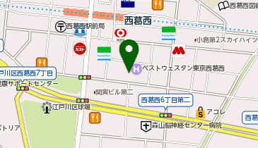 とんかつ 田 西葛西店の地図画像