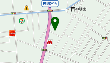 かつ亭膳の地図画像