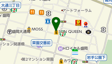 利衛門の地図画像