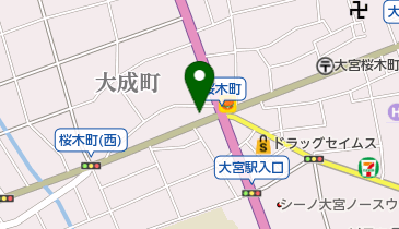 桜小路の地図画像