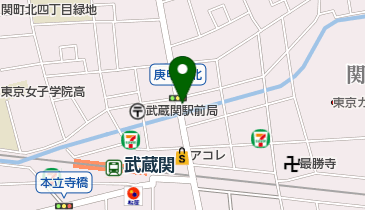 割烹寿司いっこうの地図画像