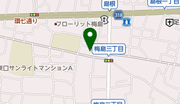 桜なべ中江の地図画像