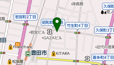 嵯峨野の地図画像