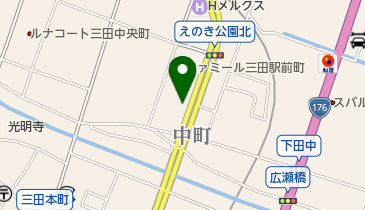 日本料理ひろ家の地図画像