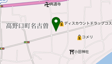 あじせん坂の上萬の地図画像