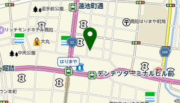 土佐しっぽく料理 葉山の地図画像