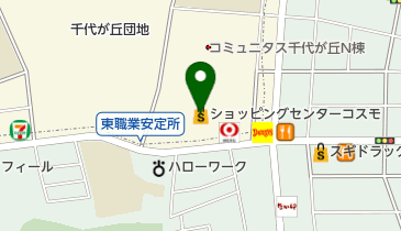 さくら屋 アオキスーパー千代ヶ丘店の地図画像