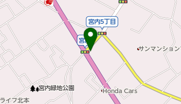 黒塀家 北本店の地図画像
