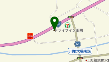 田園の地図画像