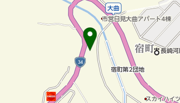 牛右衛門 東長崎店の地図画像