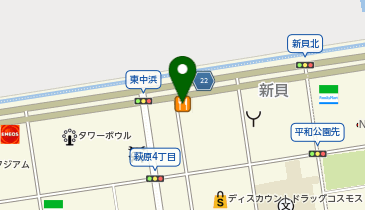 ジョイフル 大分新貝店の地図画像