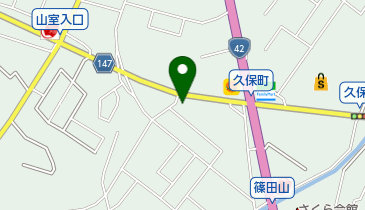 洋風レストランシェロアンヌの地図画像