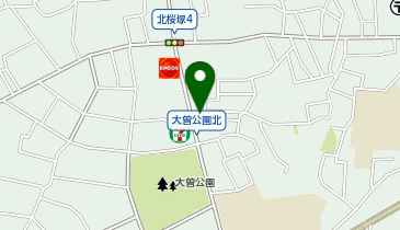 花水木の地図画像
