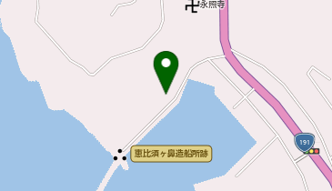 海辺のレストラン ヴァン・ヴェールの地図画像
