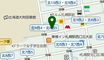 鳥源 札幌店の地図画像