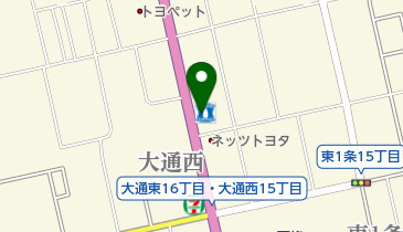 串の鳥豚の地図画像