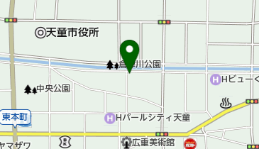 やきとり屋の地図画像