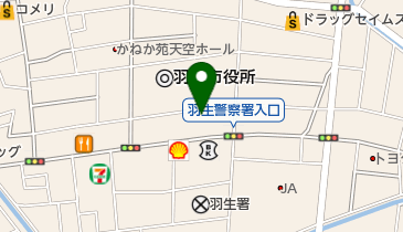 串焼 与兵の地図画像