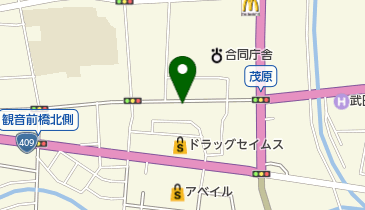 炭火焼とりひろの地図画像