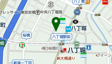 かわうめ串焼きの地図画像