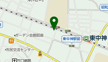 やきとり大吉 東中神店の地図画像