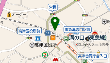 かとりや 溝口店の地図画像