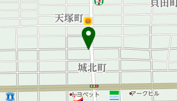 焼鳥の忠兵衛の地図画像
