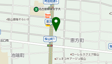 いっこく屋の地図画像