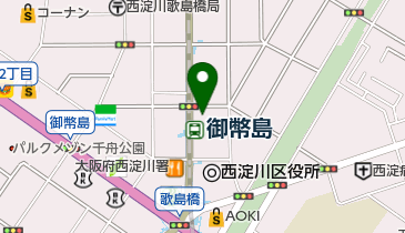 鳥久 御幣島店の地図画像