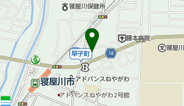 地鳥亭の地図画像