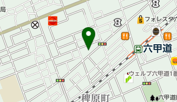 鳥やす 六甲店の地図画像